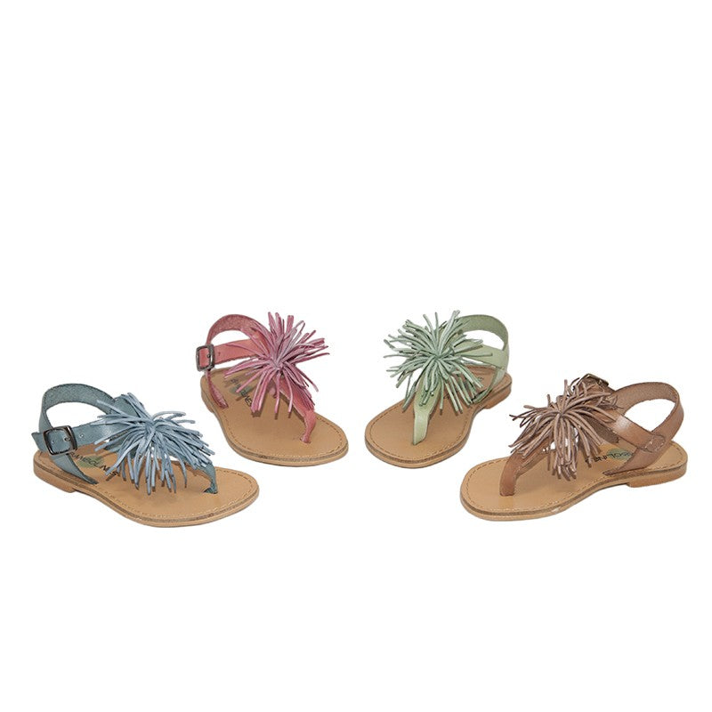 SANDALIAS ESCLAVA DEDO PIEL