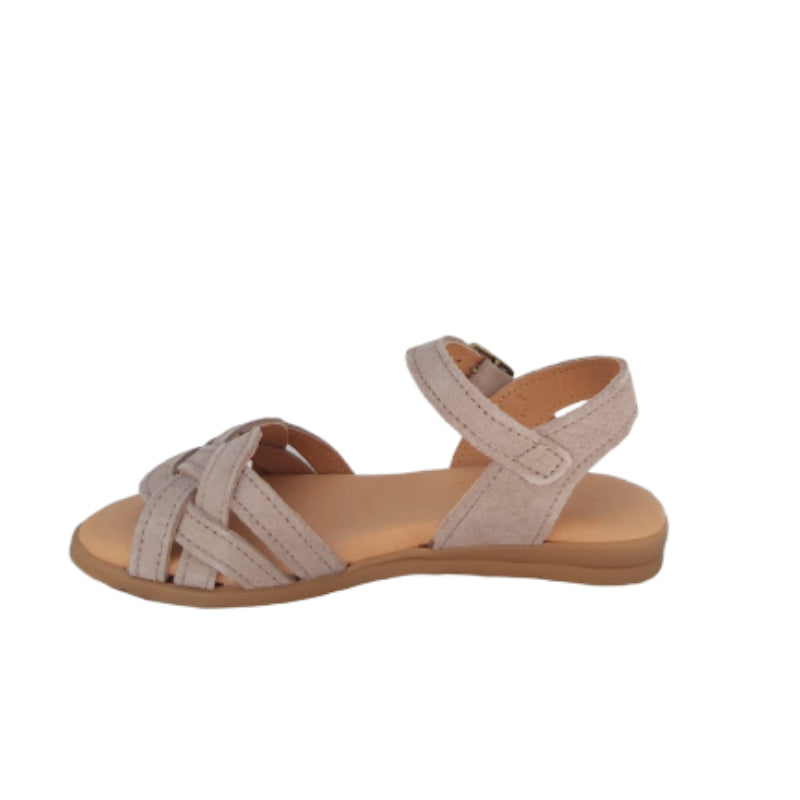 SANDALIAS TRENZA PIEL DE SERRAJE