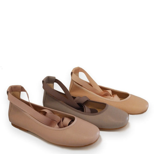 BAILARINAS PIEL CINTAS