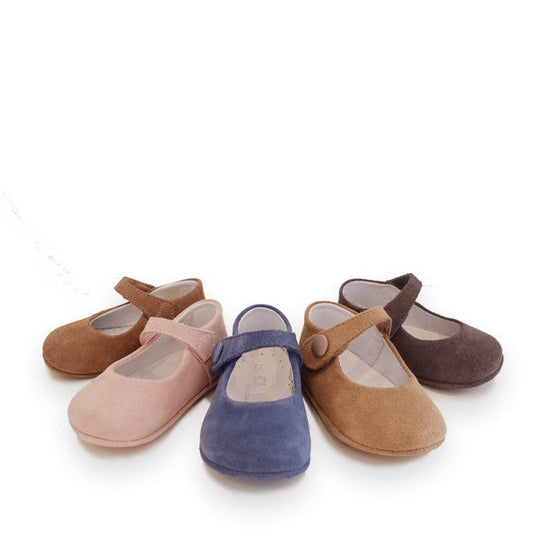 MERCEDITA BEBE SERRAJE VELCRO Y BOTON
