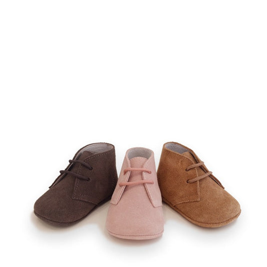 BOTITA BEBÉ SERRAJE CORDONES