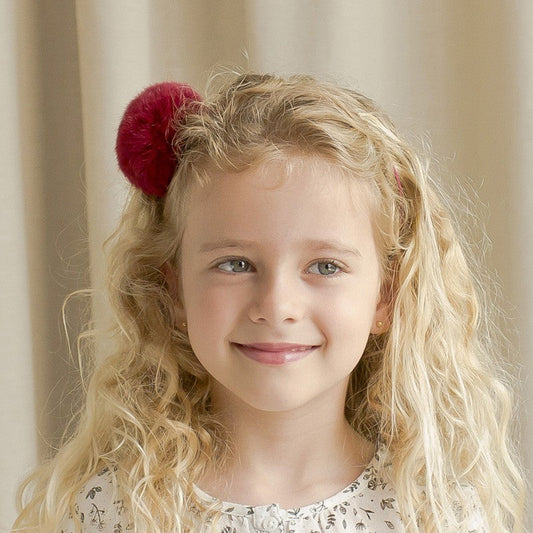 COLETERO NIÑA GOMA DEL PELO POMPON