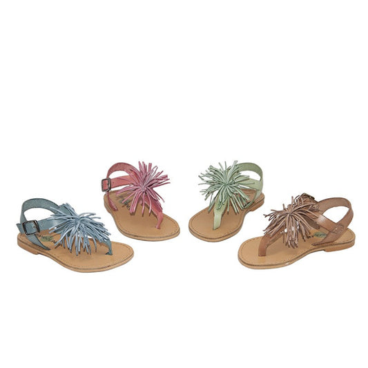 SANDALIAS ESCLAVA DEDO PIEL