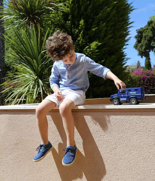 BLUCHER SERRAJE/LONA Y YUTE